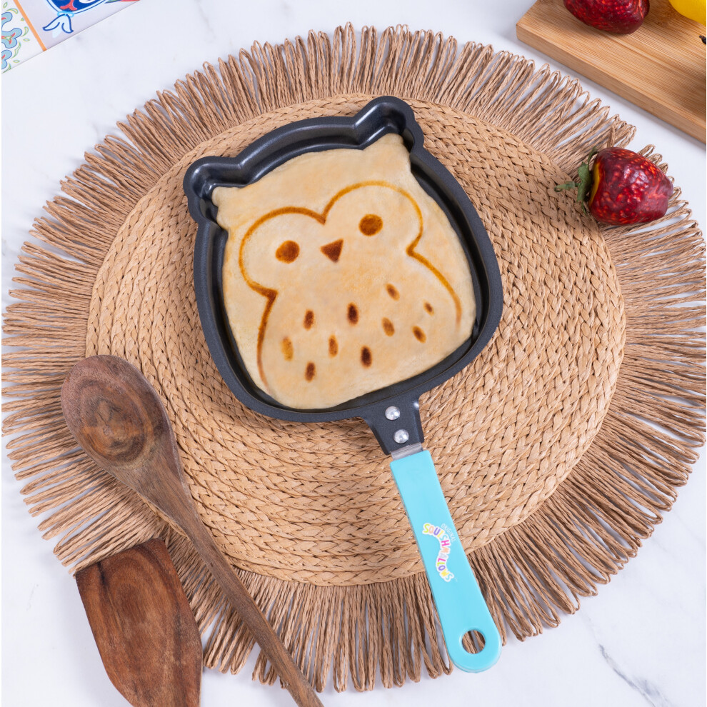 Fizz Creations Squishmallows Winston the Owl Pancake Pan. Officially Licensed