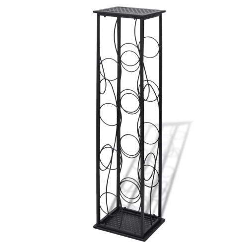 Berkfield Wine Rack for 8 Bottles Metal 1