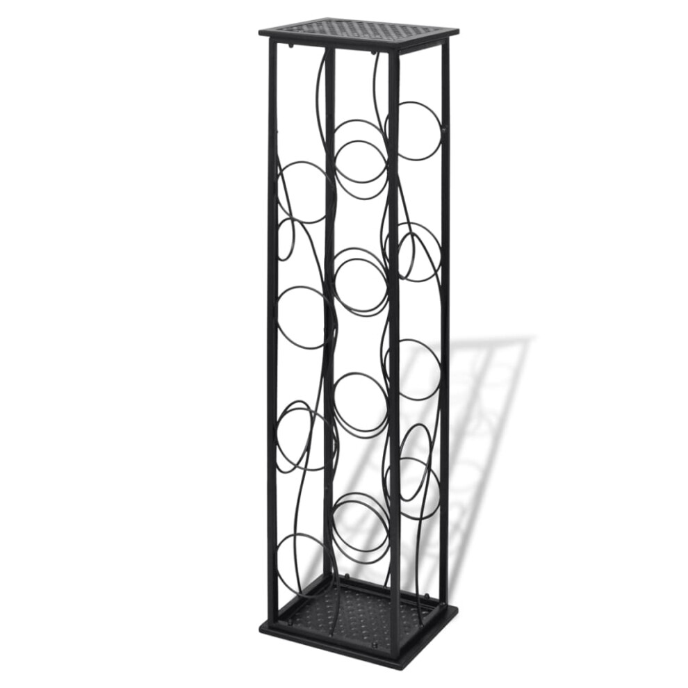 vidaXL Wine Rack for 8 Bottles Metal Bar Drink Cabinet Storage Organiser Stand