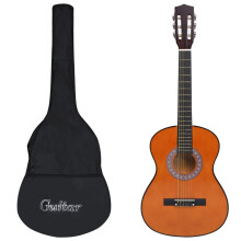 vidaXL Classical Guitar for Beginner with Bag 3/4 36" Solid Basswood Guitar