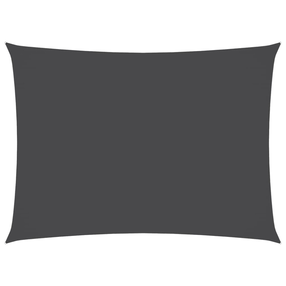 Vidaxl Sunshade Sail Oxford Fabric Rectangular 3X5 M Anthracite Sunscreen