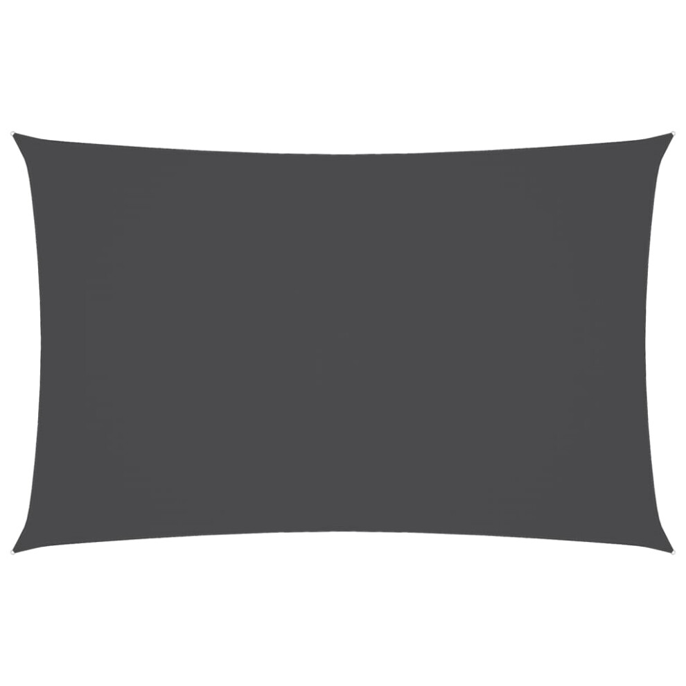 Vidaxl Sunshade Sail Oxford Fabric Rectangular 2.5X5 M Anthracite Sunscreen