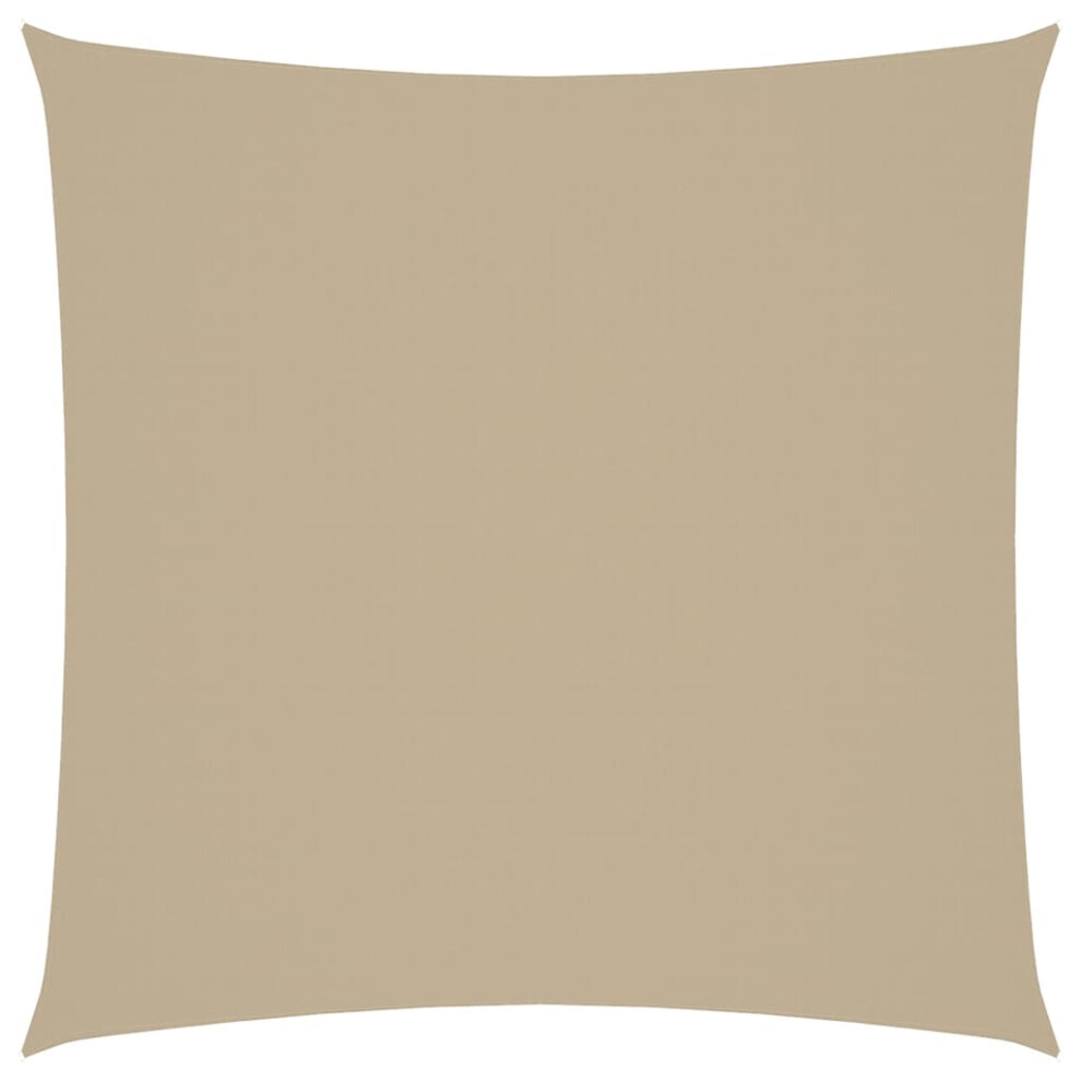 vidaXL Sunshade Sail Oxford Fabric Square 2.5x2.5 m Beige Sunscreen Shade