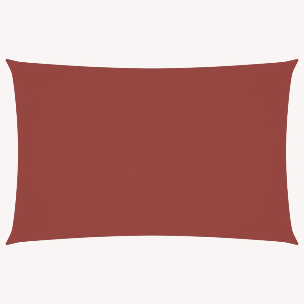 Vidaxl Sunshade Sail Oxford Fabric Rectangular 4X7 M Terracotta Patio Shade