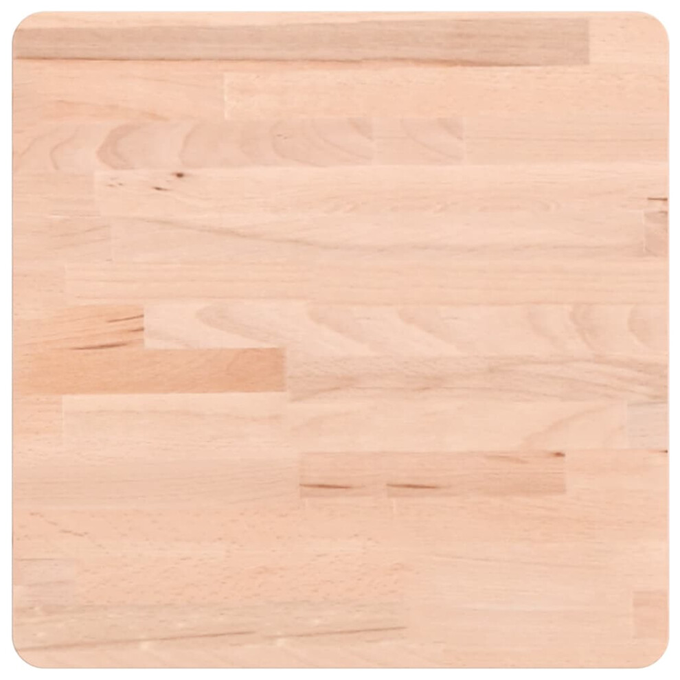 Vidaxl (Light Brown, 40 X 40 X 1.5 Cm) Table Top Wooden Replacement Desk Top Dining Table Top Solid Wood Beech