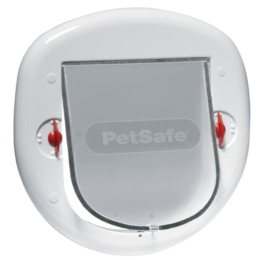 PetSafe 4-Way Pet Flap 280 White Cat Pet Door 4-way Lock Cat Flap Dog Door