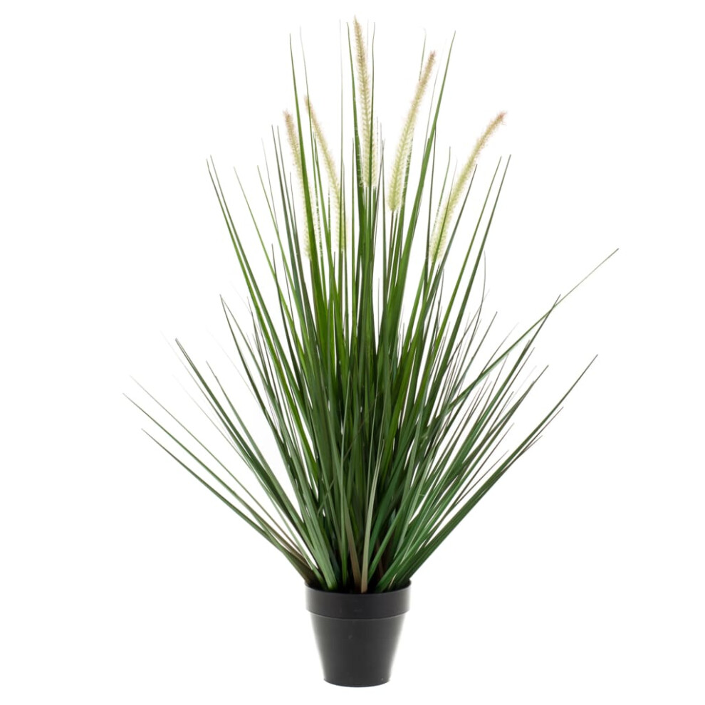 Emerald Artificial Grass Alopecurus in Pot 70cm Fake Potted Home Garden Decor