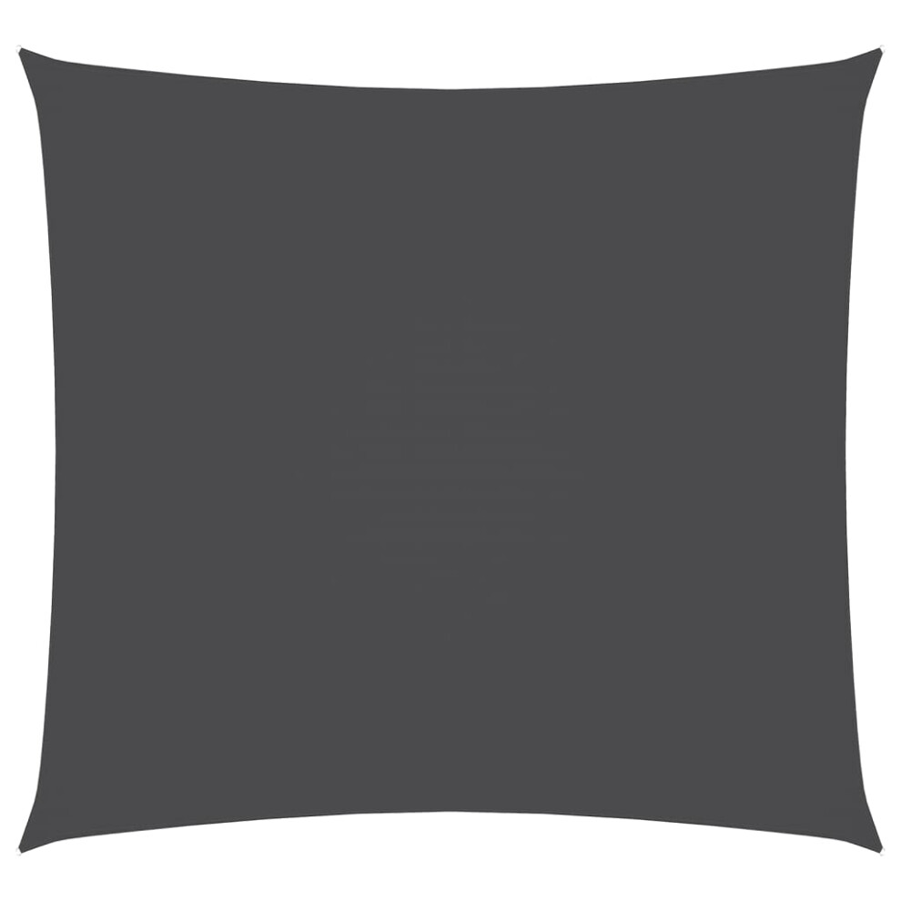 vidaXL Sunshade Sail Oxford Fabric Square 2x2m Anthracite Garden Patio Awning