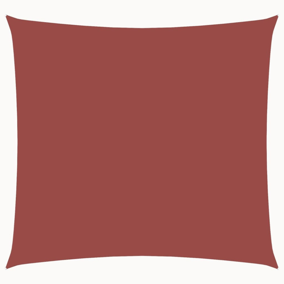 Vidaxl Sunshade Sail Oxford Fabric Square 2X2m Terracotta Garden Patio Awning
