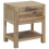 VidaXL vidaXL Solid Wood Acacia Nightstand with Drawer Bedside End Table Cabinet 1