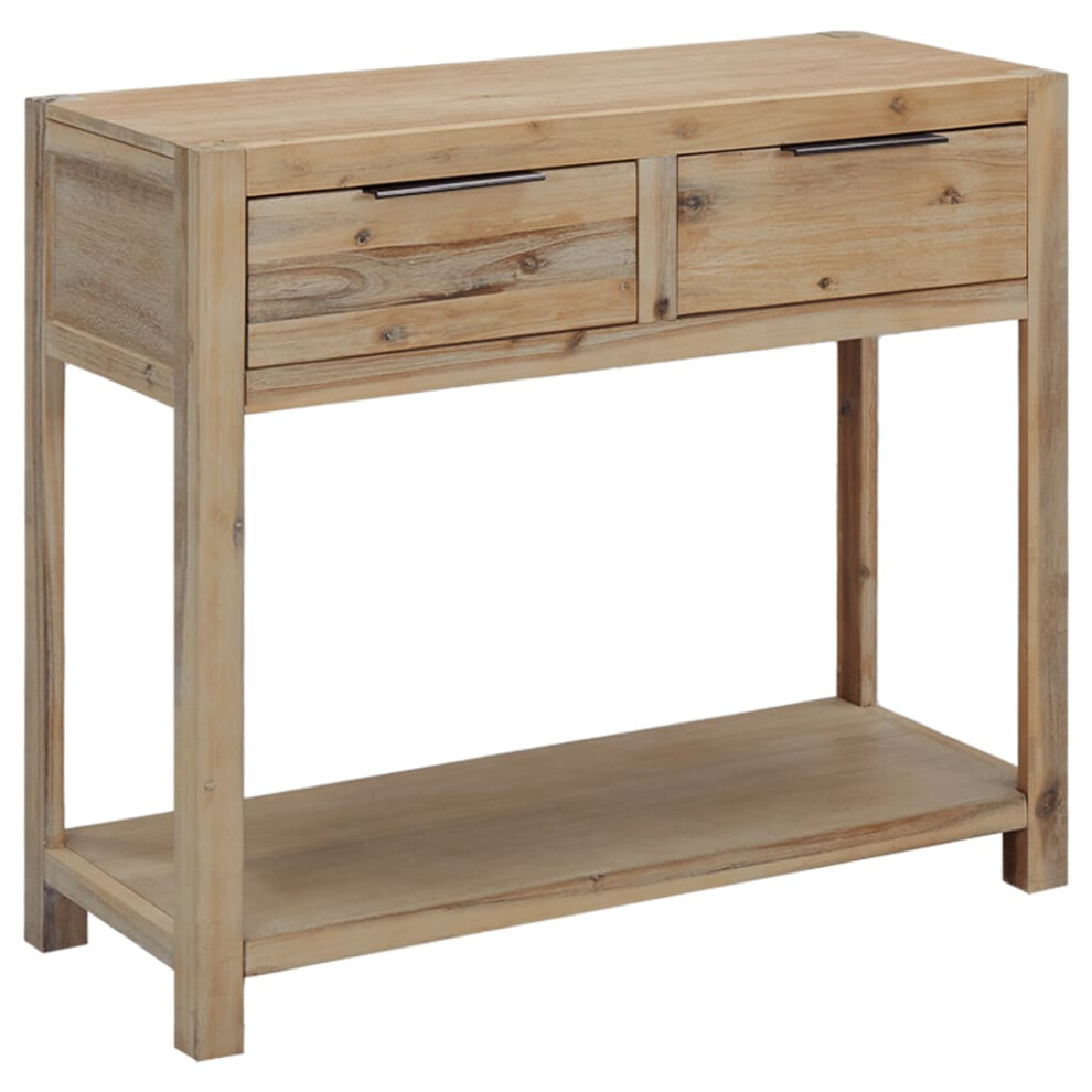 vidaXL Solid Wood Acacia Console Table Side End Hall Entrance Entryway Desk
