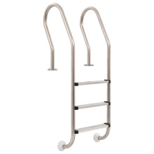 vidaXL Pool Ladder 3 Steps Stainless Steel 304 120cm Non-Slip Swimming Dock