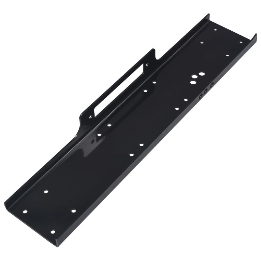 vidaXL Mounting Plate 12000lbs Universal Winch Tray Base Off Road Recovery