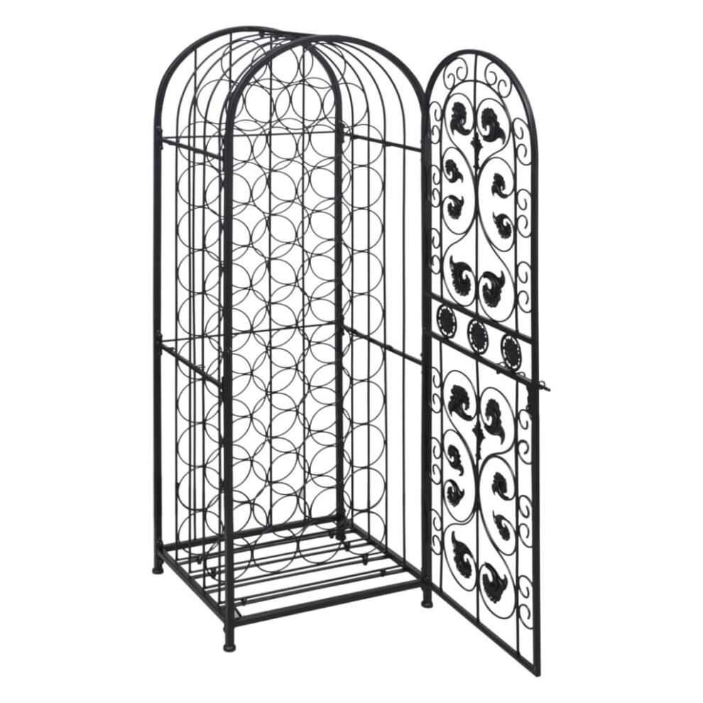 New Vidaxl Wine Rack For 45 Bottles Metal Stand Display Cabinet Unit Organiser