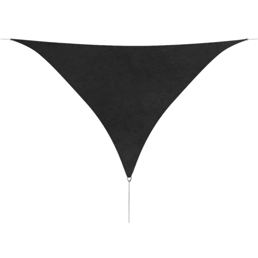 Vidaxl Sunshade Sail Oxford Fabric Triangular 5X5x5m Anthracite Garden Awning