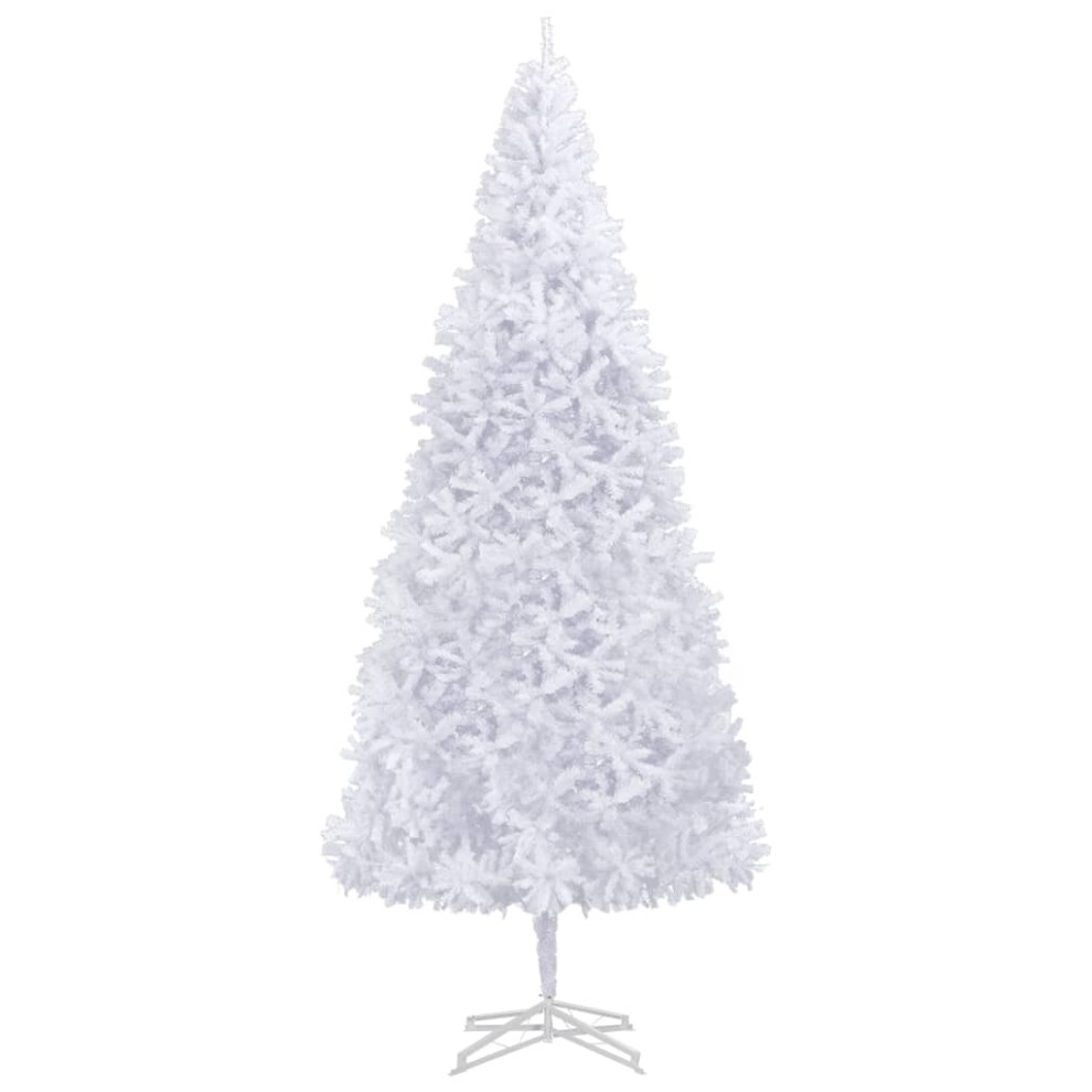 vidaXL Artificial Christmas Tree 500cm White Party Holiday Decoration Plant