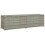 VidaXL vidaXL Garden Utility Storage Box Bench Container Chest Shed Poly Rattan Grey 1
