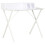VidaXL vidaXL Computer Desk X-Shape Cross Legs White Office Home Table Corner Desk 1