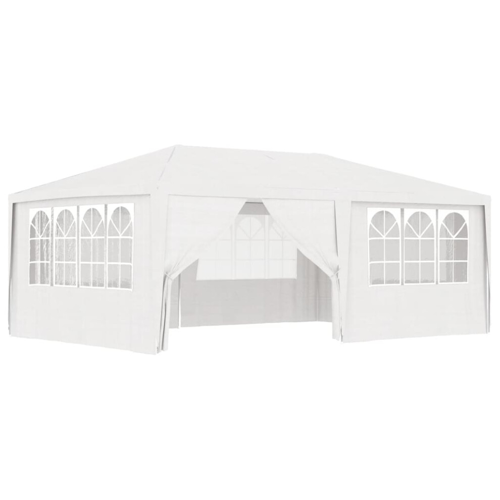 vidaXL Professional Party Tent with Side Walls 6m White Garden Canopy Gazebo