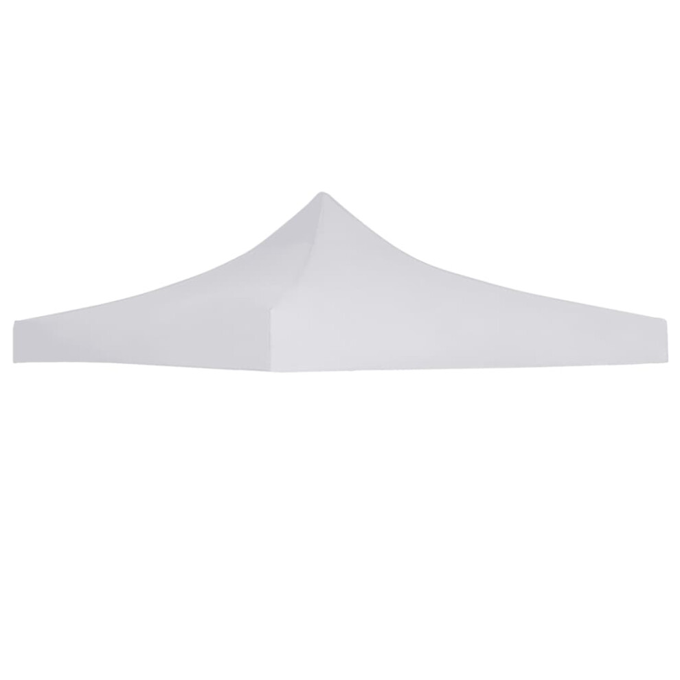 Vidaxl Party Tent Roof 3X3m White Gazebo Marquee Canopy Top Replacement Cover