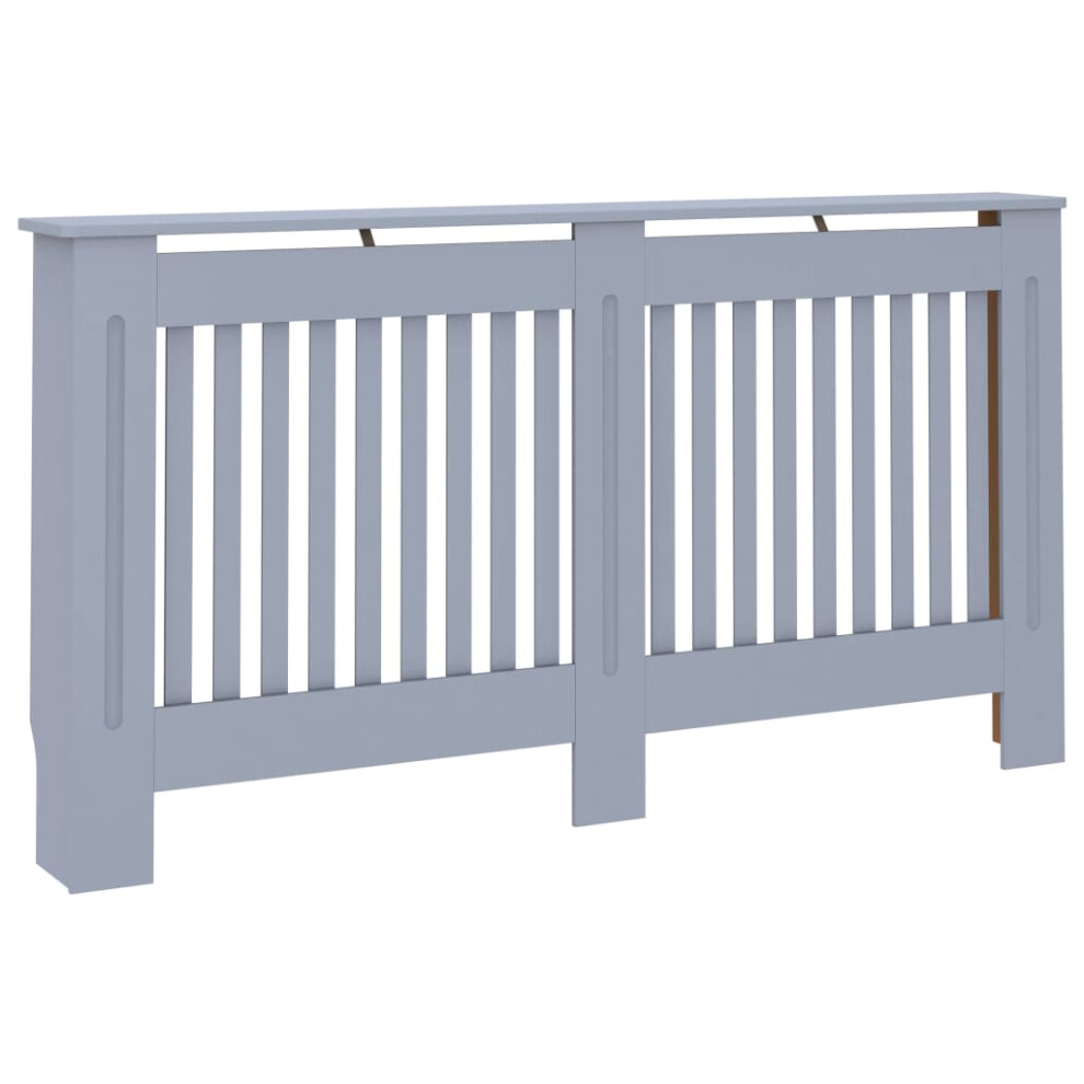 Vidaxl Radiator Cover Anthracite Mdf Grill Cabinet Heater Shelf Heating Unit