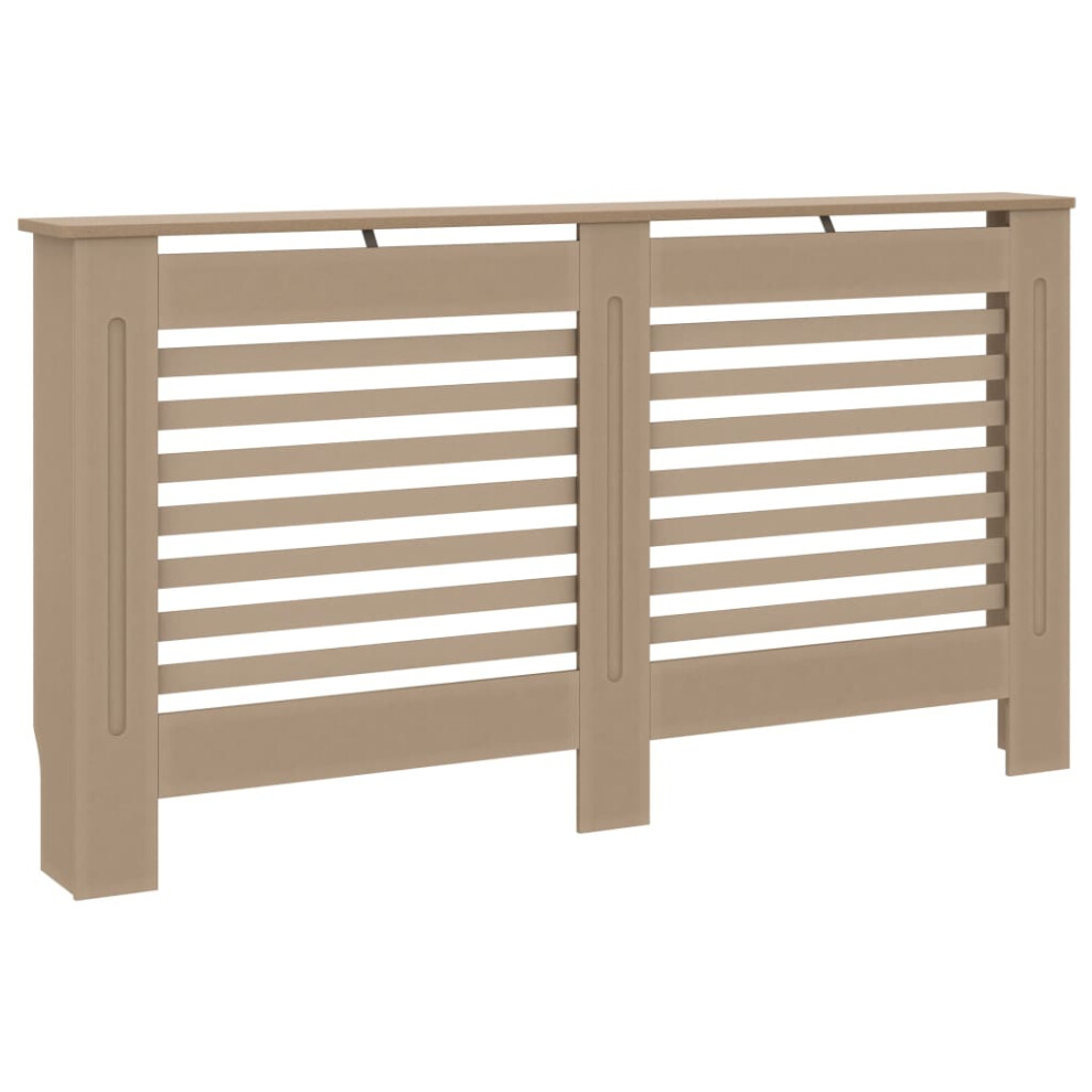Vidaxl Radiator Cover Mdf Wood Grill Cabinet Heater Cover Shelf Heating Unit