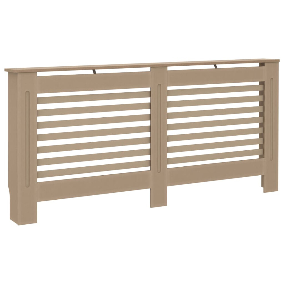 Vidaxl Radiator Cover Mdf Wood Grill Cabinet Heater Cover Shelf Heating Unit