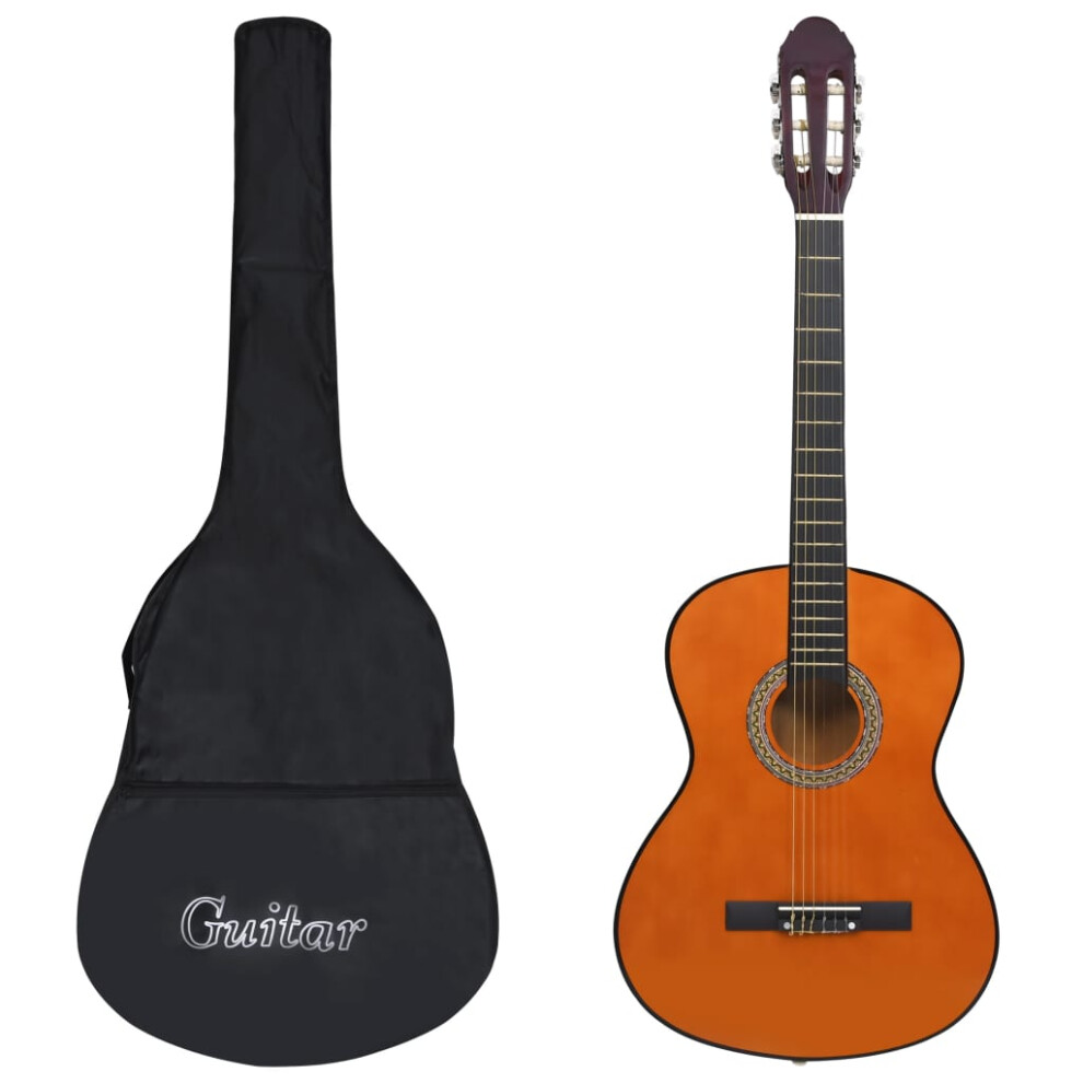 Vidaxl Classical Guitar Beginner Set 12 Piece 4/4 39" Starter Music Instrument