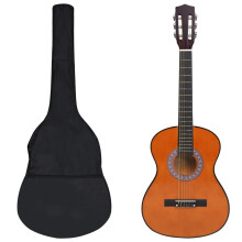 vidaXL Classical Guitar Beginner Set 8 Piece 3/4 36" Music Instrument Guitar