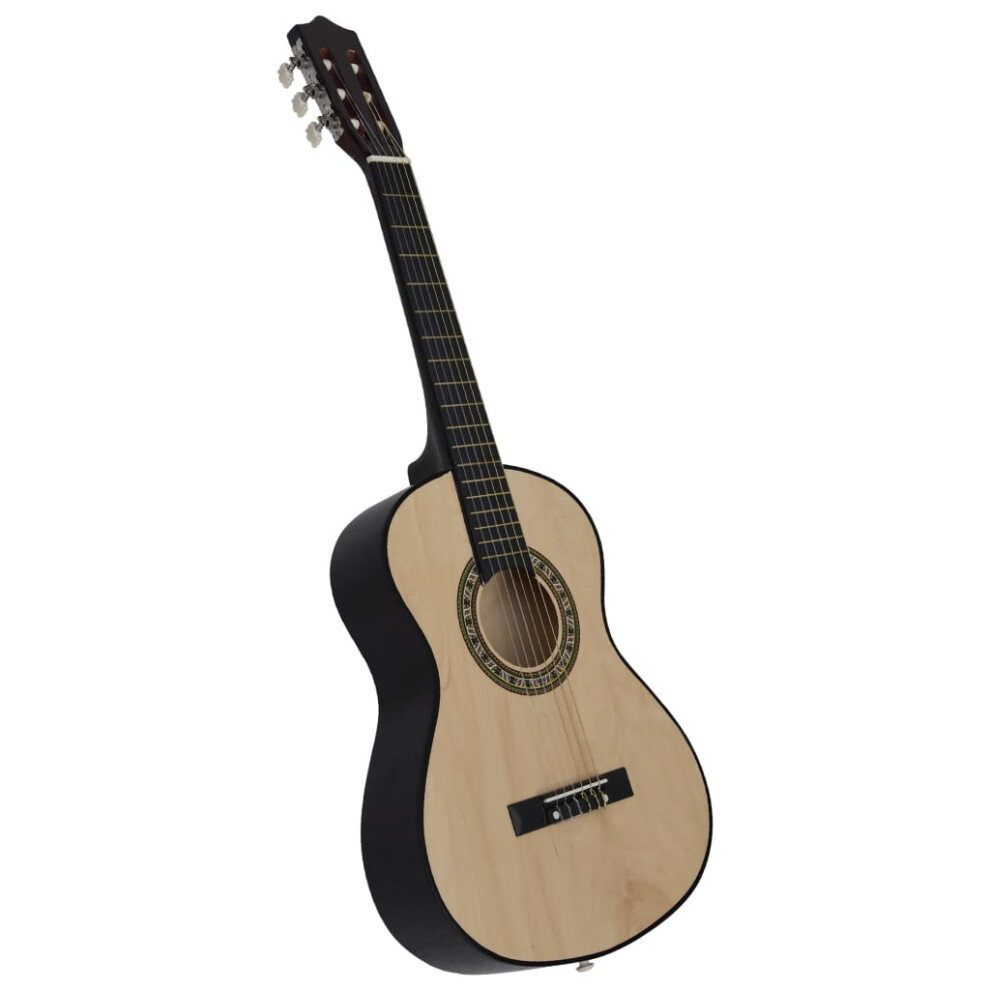 vidaXL Classical Guitar for Beginner and Kid 1/2 34 Basswood Music Instrument