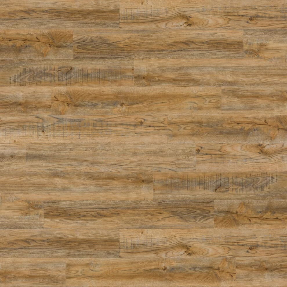 WallArt Wood Look Planks Reclaimed Oak Vintage Brown Wall Decor Paneling Cover