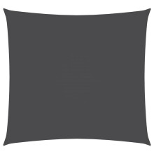 vidaXL Sonnensegel Oxford-Gewebe Quadratisch 2,5x2,5 m Anthrazit