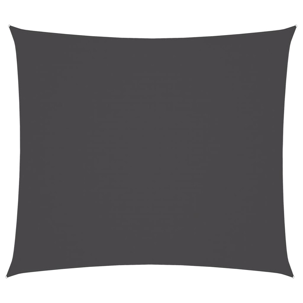 Vidaxl Sunshade Sail Oxford Fabric Rectangular 2X2.5 M Anthracite Sunscreen