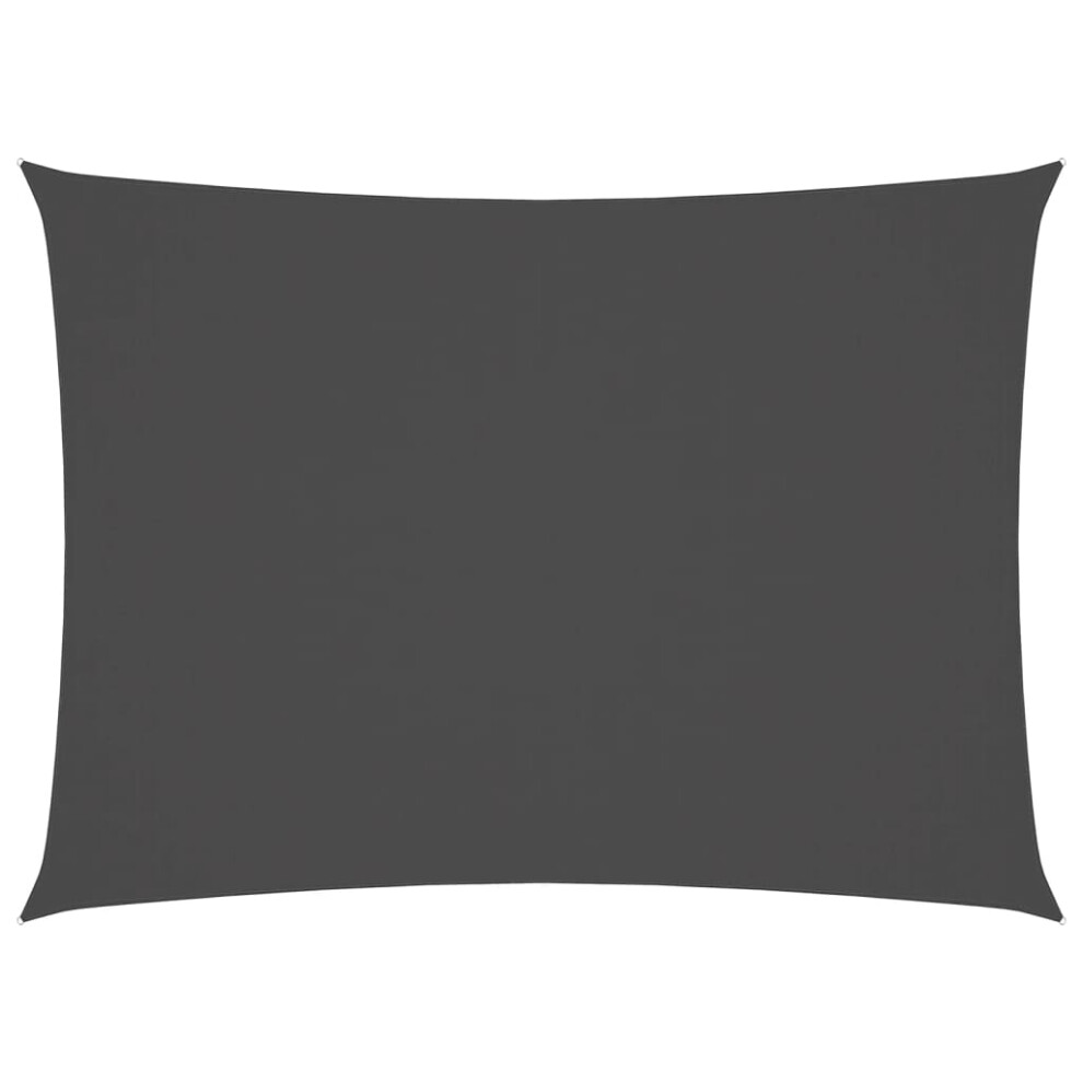 Vidaxl Sunshade Sail Oxford Fabric Rectangular 2X3.5 M Anthracite Sunscreen