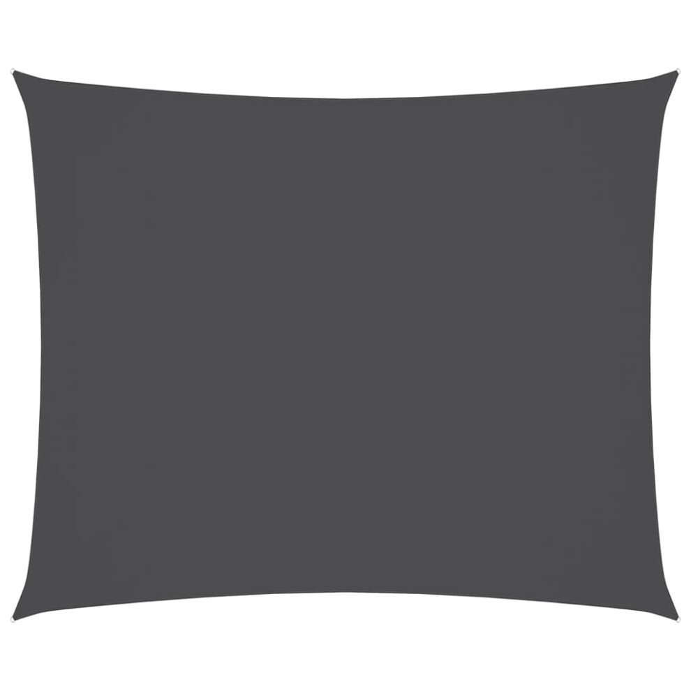 Vidaxl Sunshade Sail Oxford Fabric Rectangular 2.5X3.5 M Anthracite Sunscreen