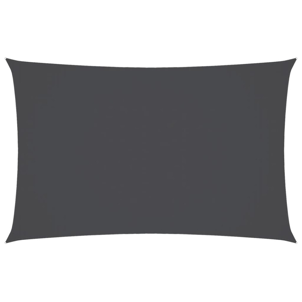vidaXL Sunshade Sail Oxford Fabric Rectangular 3x6 m Anthracite Shade Canopy