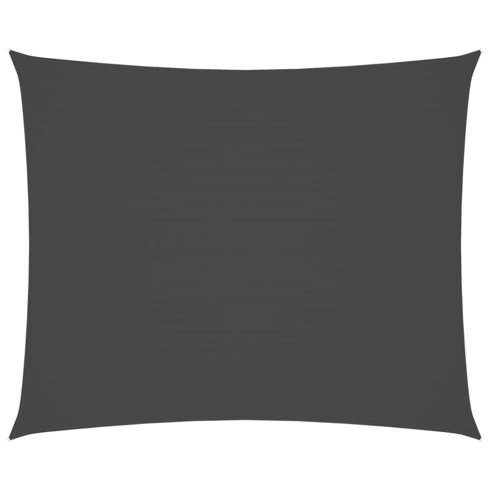 Vidaxl Sunshade Sail Oxford Fabric Rectangular 6X7 M Anthracite Sunscreen