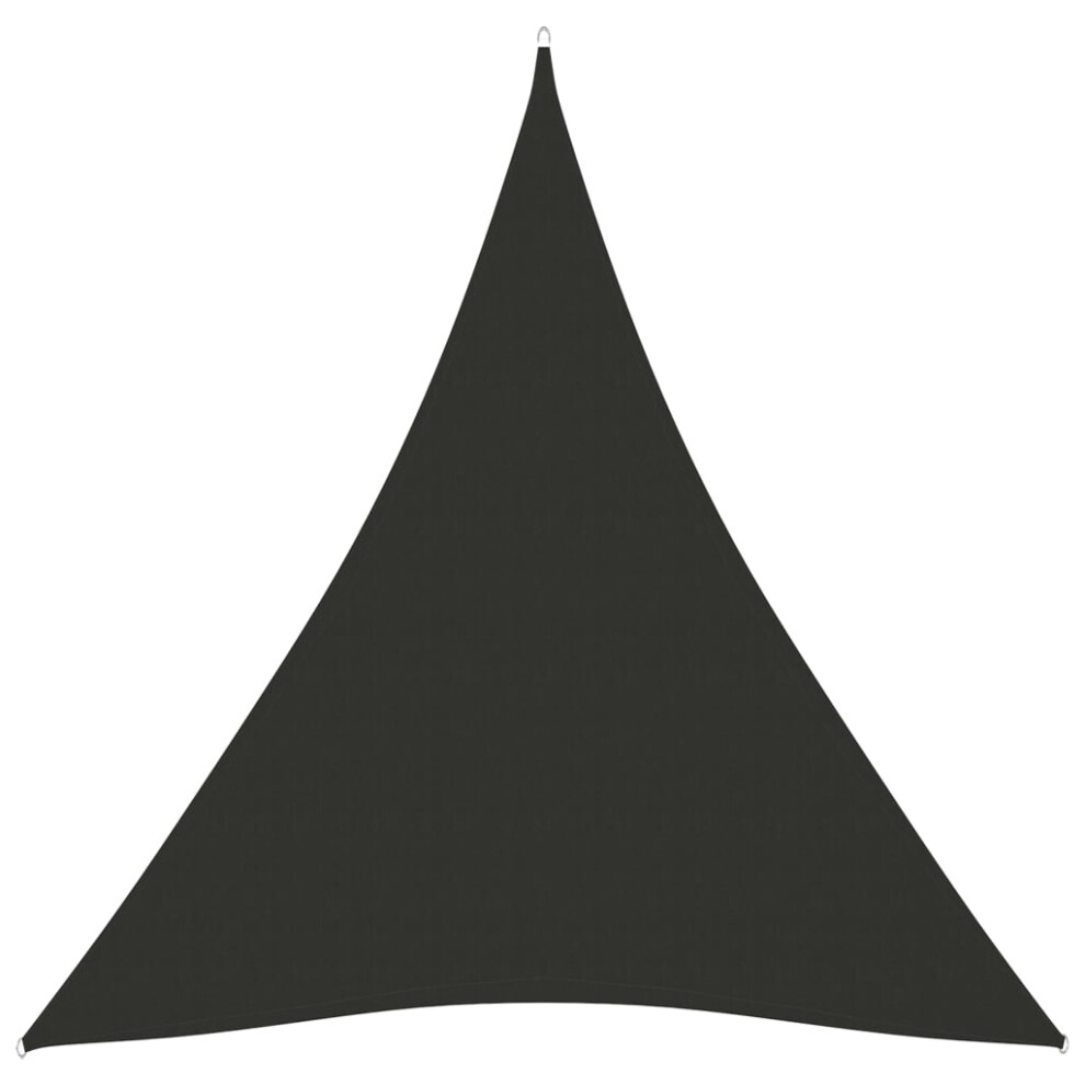 Vidaxl Sunshade Sail Oxford Fabric Triangular 4X5x5 M Sunscreen Anthracite