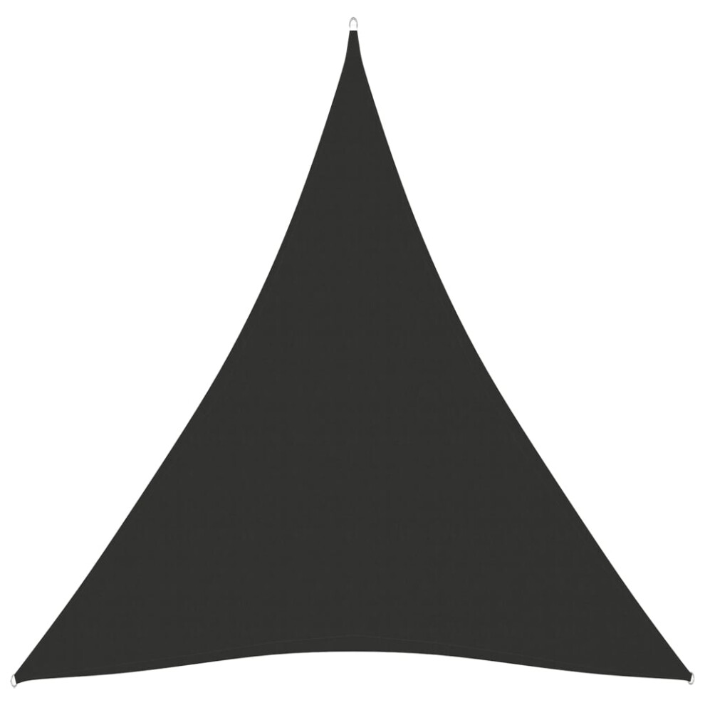 Vidaxl Sunshade Sail Oxford Fabric Triangular 5X6x6 M Sunscreen Anthracite