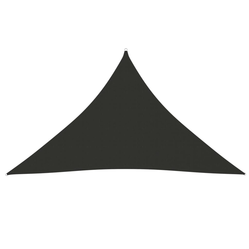 Vidaxl Sunshade Sail Oxford Fabric Triangular 5X5x6 M Sunscreen Anthracite