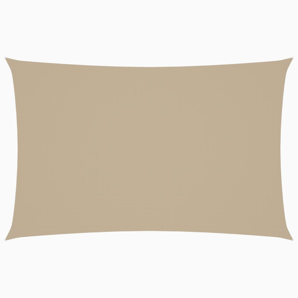 Vidaxl Sunshade Sail Oxford Fabric Rectangular 2X4.5 M Beige Sunscreen Patio