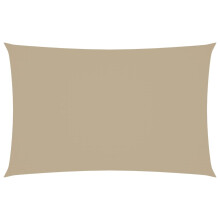 vidaXL Sonnensegel Oxford-Gewebe Rechteckig 2,5x5 m Beige