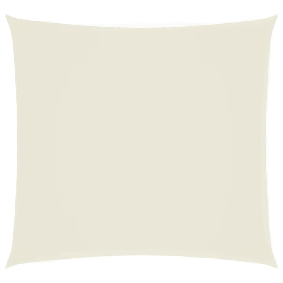 Vidaxl Sunshade Sail Oxford Fabric Square 6X6 M Cream Sunscreen Shade Canopy