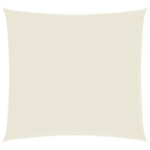 vidaXL Sunshade Sail Oxford Fabric Square 4x4 m Cream Sunscreen Shade Canopy