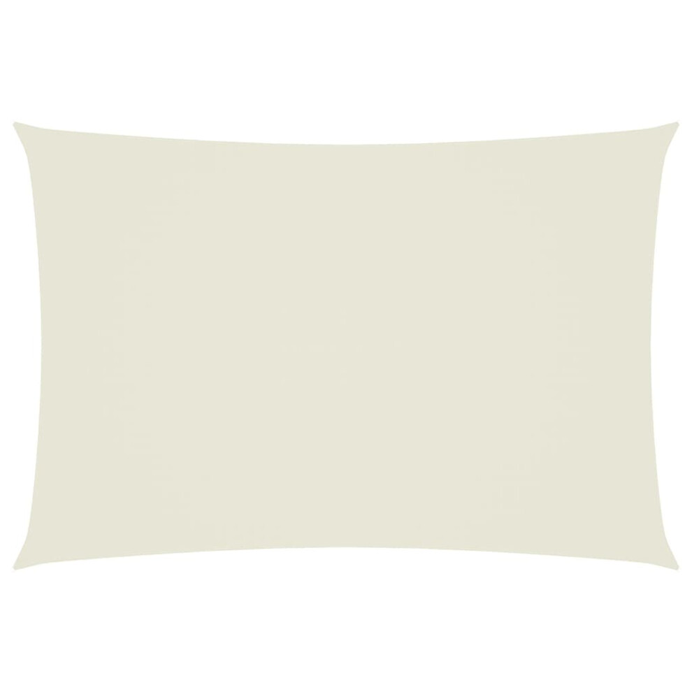 Vidaxl Sunshade Sail Oxford Fabric Rectangular 2.5X4.5 M Cream Patio Sunscreen