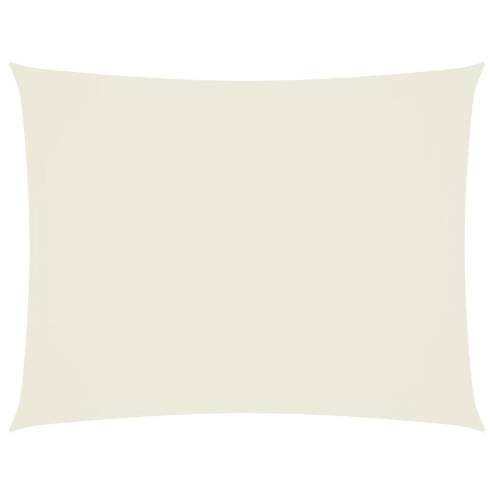 Vidaxl Sunshade Sail Oxford Fabric Rectangular 3X4.5 M Cream Sunscreen Canopy
