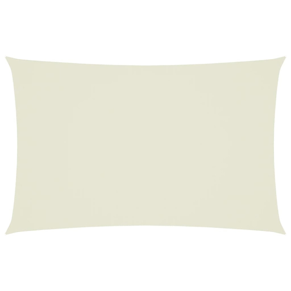Vidaxl Sunshade Sail Oxford Fabric Rectangular 2.5X5 M Cream Sunscreen Canopy