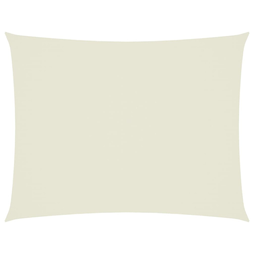 Vidaxl Sunshade Sail Oxford Fabric Rectangular 6X8 M Sunscreen Canopy Cream
