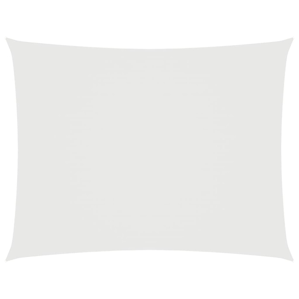 Vidaxl Sunshade Sail Oxford Fabric Rectangular 2.5X3.5 M White Patio Sunscreen