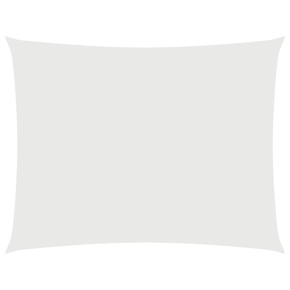 Vidaxl Sunshade Sail Oxford Fabric Rectangular 3.5X5 M White Sunscreen Canopy